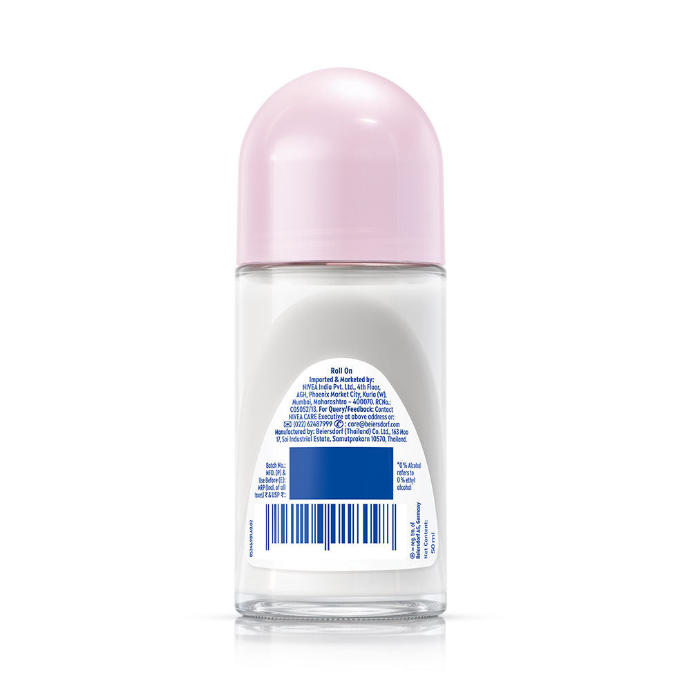 NIVEA Pearl & Beauty Fine Fragrance Deo Roll For Women, 72H Odor Protection, 0% Alcohol