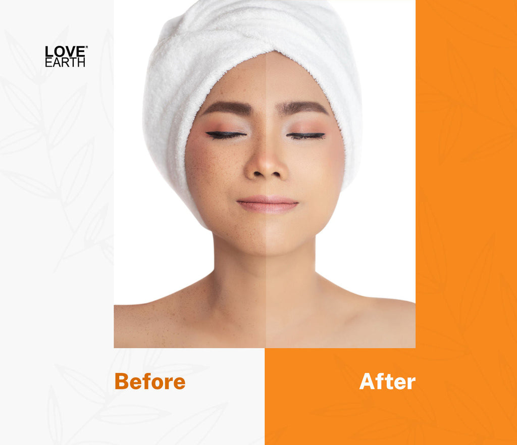 Love Earth Vitamin C Face Wash with Vitamin C Ashwgandha for Skin Hydration & Skin Radiance