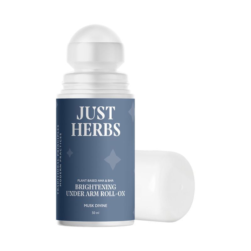Just Herbs Musk Divine Brightening Under Arm Roll-On Deodorant For Men