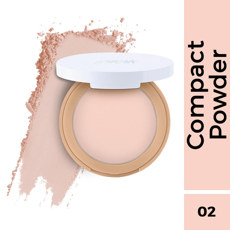 Nykaa Cosmetics All Day Matte 12HR Oil Control Face Compact Powder With SPF 15 PA ++