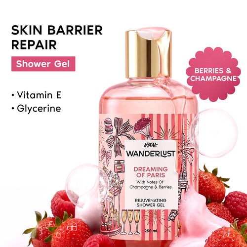 Wanderlust Bestseller Perfume Body Wash (Long Lasting Fragrance) - Hydrating, Cleansing
