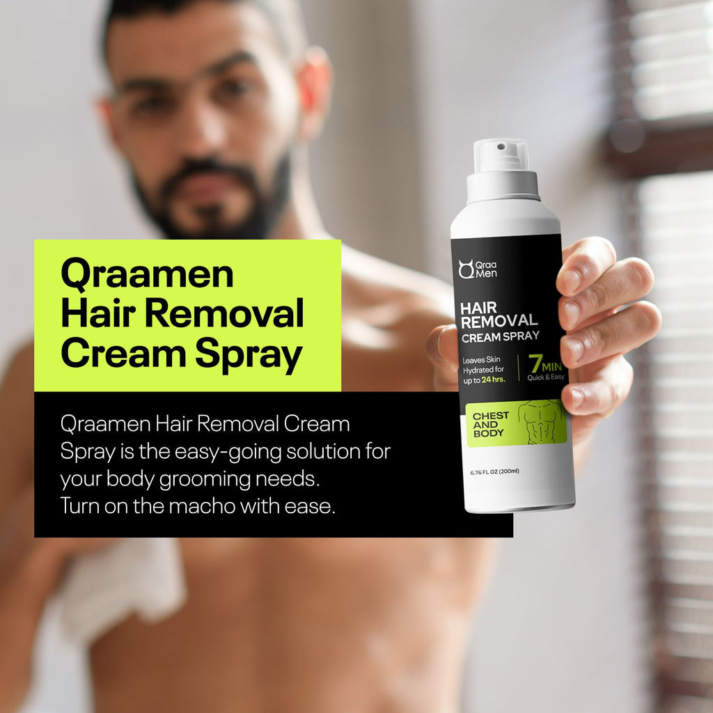 Qraa Men Hair Removal Cream Spray For Men