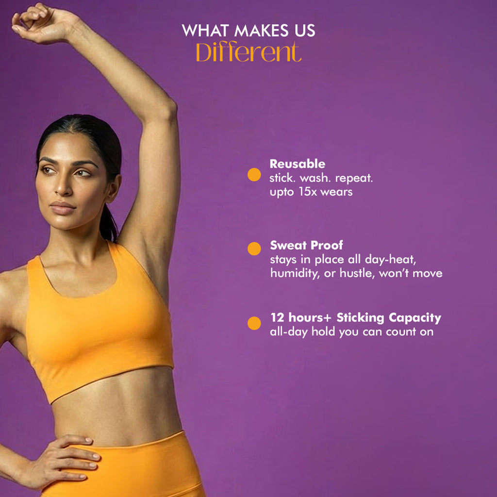 PINQ POLKA Camel Toe Concealer Transparent Reusable Invisible for Yoga & Activewear