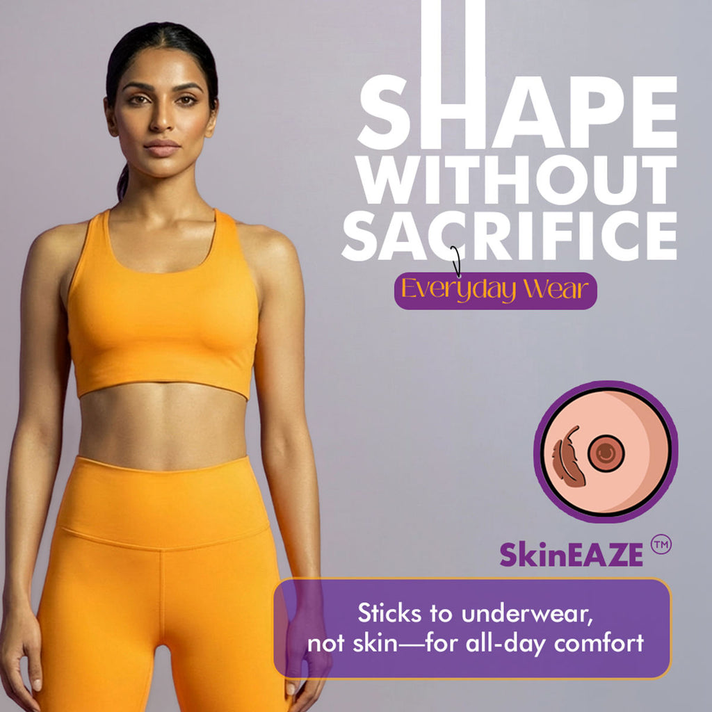 PINQ POLKA Camel Toe Concealer Transparent Reusable Invisible for Yoga & Activewear