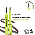 Revolution Relove Power Brow Pencil Dark Brown