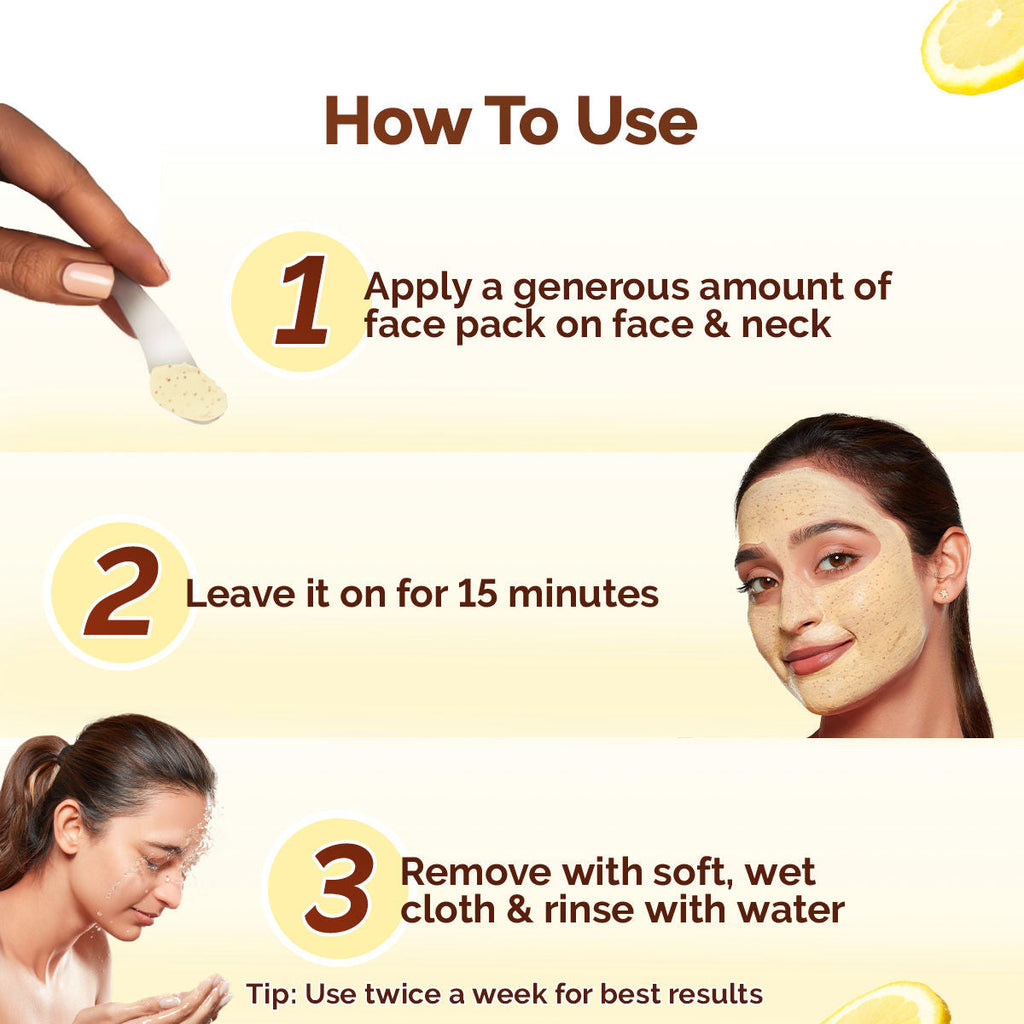 Mamaearth Vitamin C Daily Glow Face Pack for Refreshing, Rejuvenating & Brightening Skin