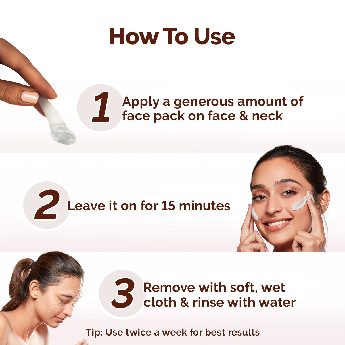 Mamaearth Rice Dewy Bright Face Pack Glass Skin Glow with Rice Water & Niacinamide
