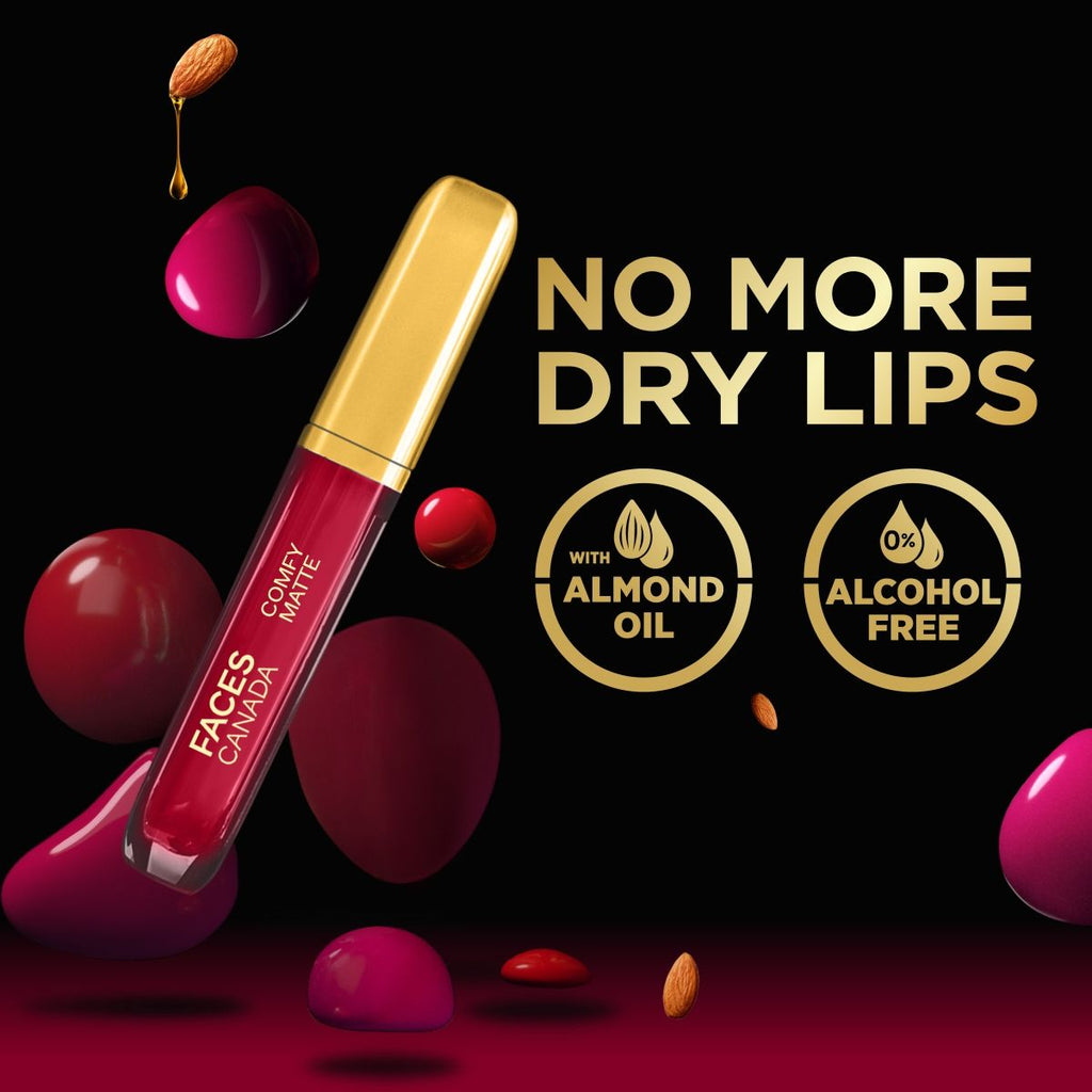 Faces Canada Comfy Matte Liquid Lipstick