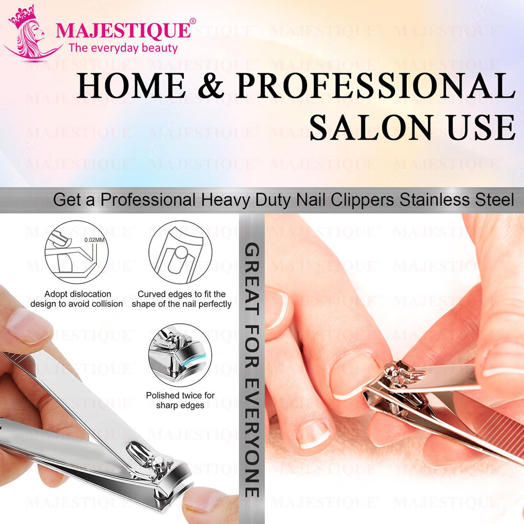 Majestique Premium Large Nail Cutter, Big Nail Cutter For Thick Nails, Toes Nail & Fingernails