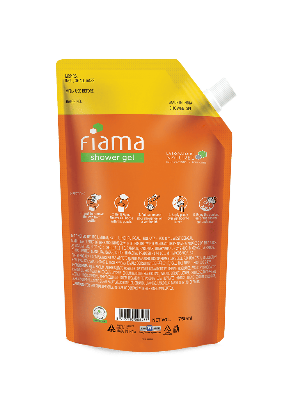 Fiama Peach & Avocado Shower Gel