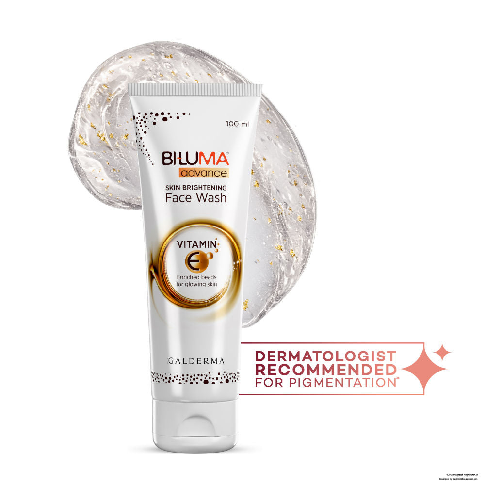 Biluma Face Wash, Vitamin E, Brightens, Protects Against Pimples & Blemishes