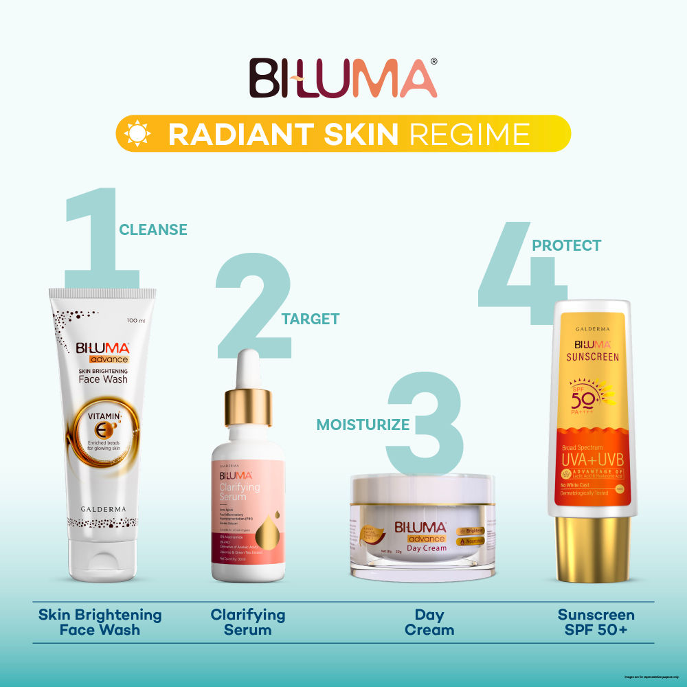 Biluma Clarifying Serum with Niacinamide, for Oily Skin, Fades Acne Spots & Reduces Sebum