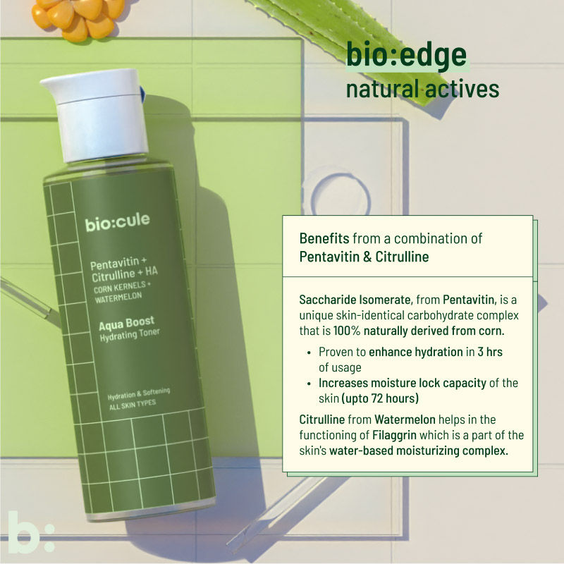 Biocule Aqua Boost Hydrating Face Toner - For All Skin Types