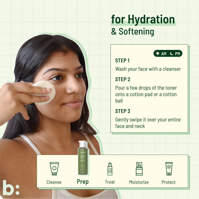 Biocule Aqua Boost Hydrating Face Toner - For All Skin Types