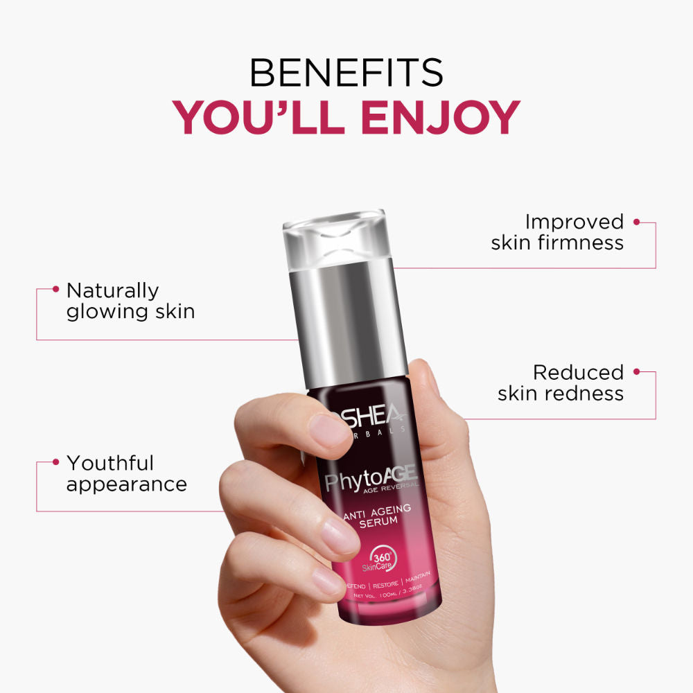 Oshea Herbals Phytoage Reversal Anti-Ageing Face Serum With Zingiber Extract Reduce Fine Lines