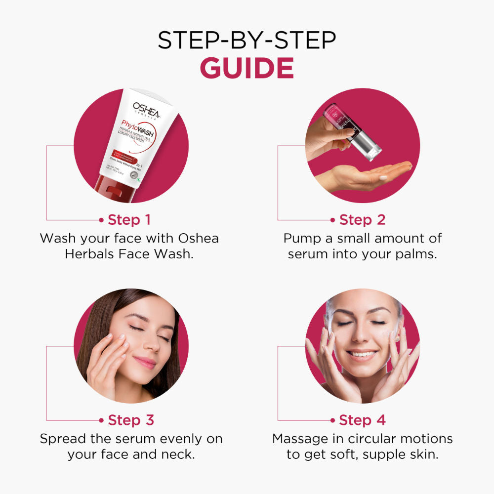 Oshea Herbals Phytoage Reversal Anti-Ageing Face Serum With Zingiber Extract Reduce Fine Lines
