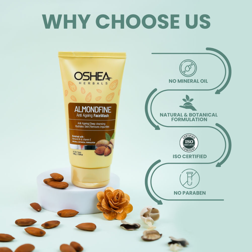 Oshea Herbals Almondfine Anti Ageing Face Wash