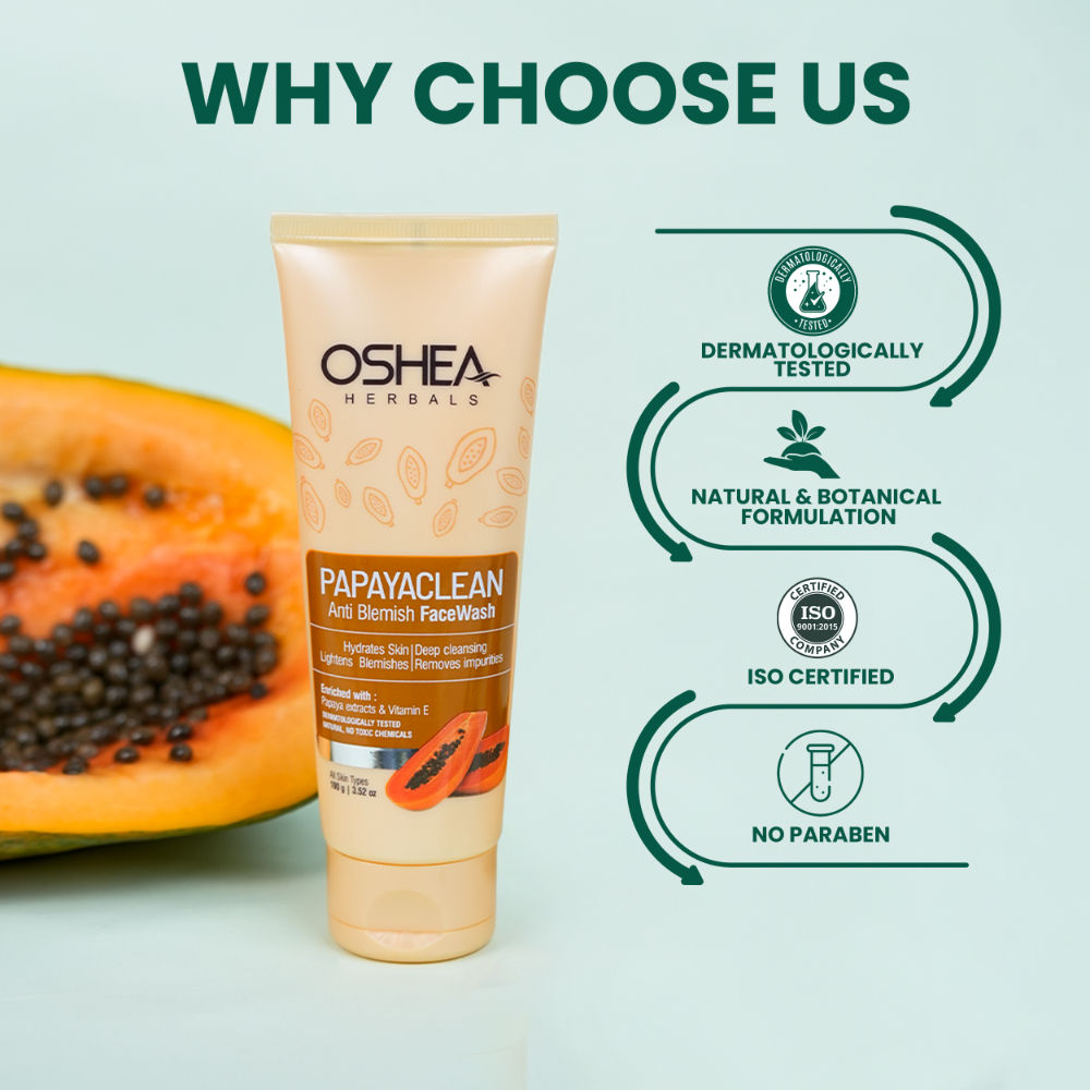 Oshea Herbals Papayaclean Anti Blemish Face Wash