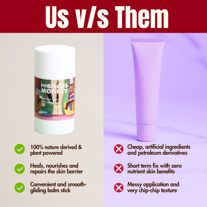 Hibiscus Monkey The Foot Balm For Dry Feet & Cracked Heels