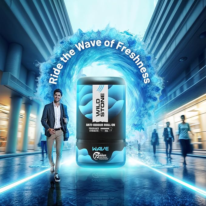 Wild Stone Wave Anti Odour Roll On