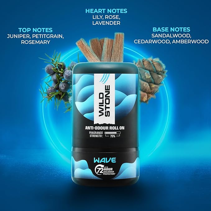 Wild Stone Wave Anti Odour Roll On