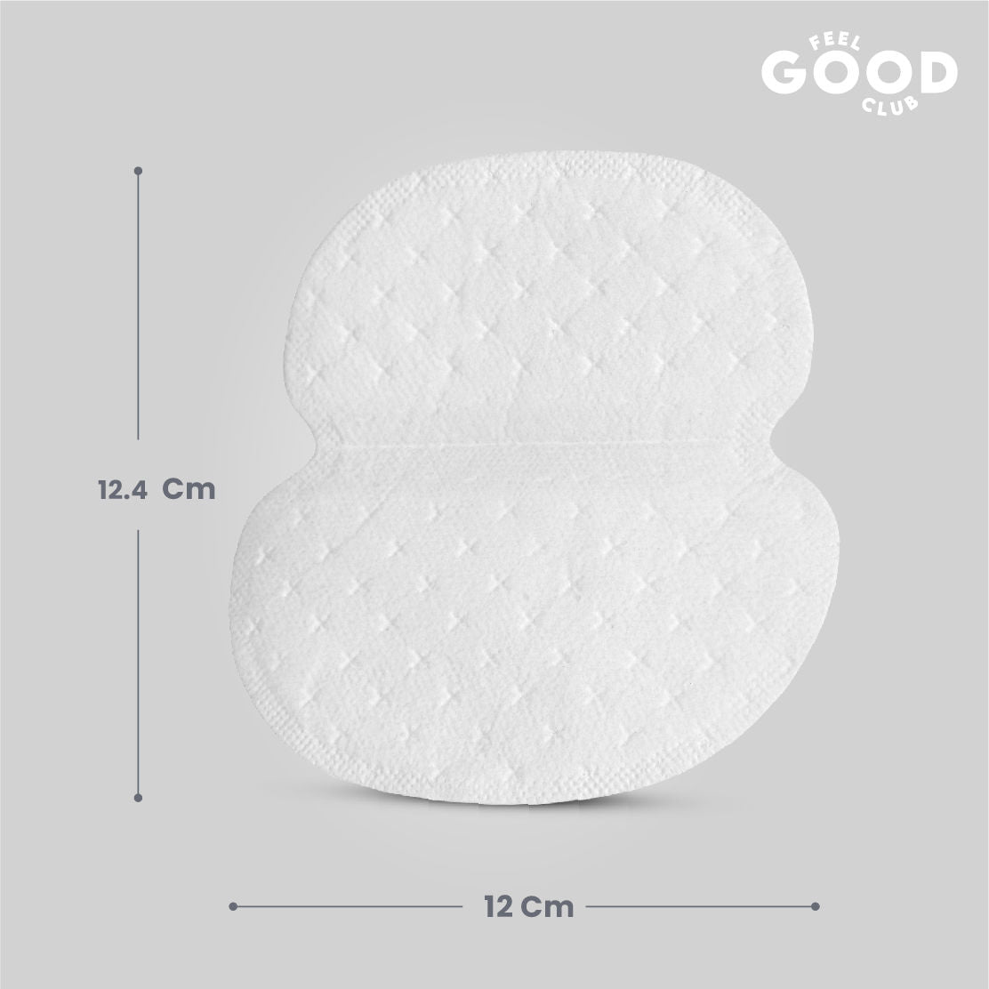 Feel Good Club Underarm Sweat Pads - 10 Pcs For Men & Women To Absorb Sweat Prevent Stains & Odour