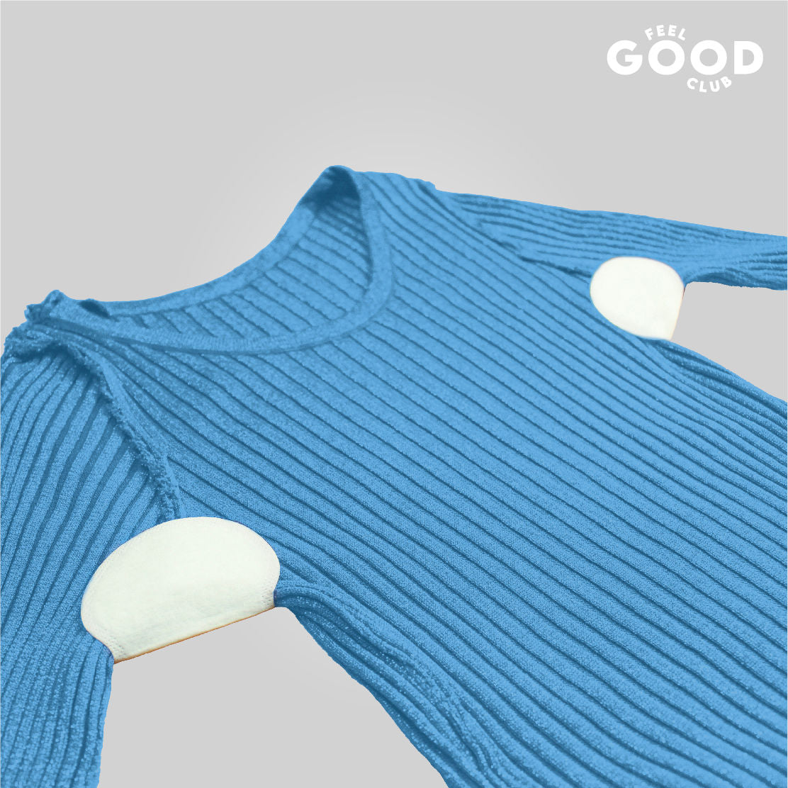 Feel Good Club Underarm Sweat Pads - 10 Pcs For Men & Women To Absorb Sweat Prevent Stains & Odour