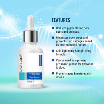 Riyo Herbs Hydration & Glow Serum Boosts Radiance for Men and Women