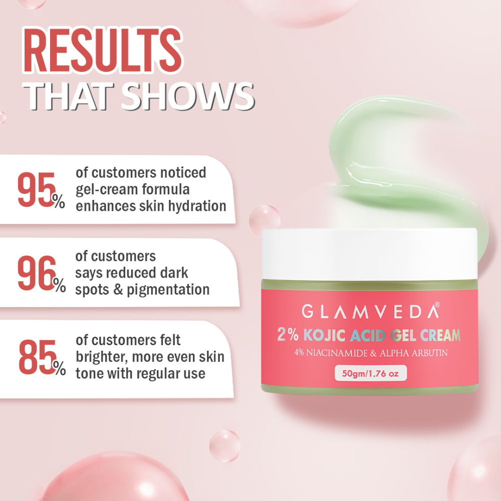 Glamveda 2% Kojic Acid Gel Cream