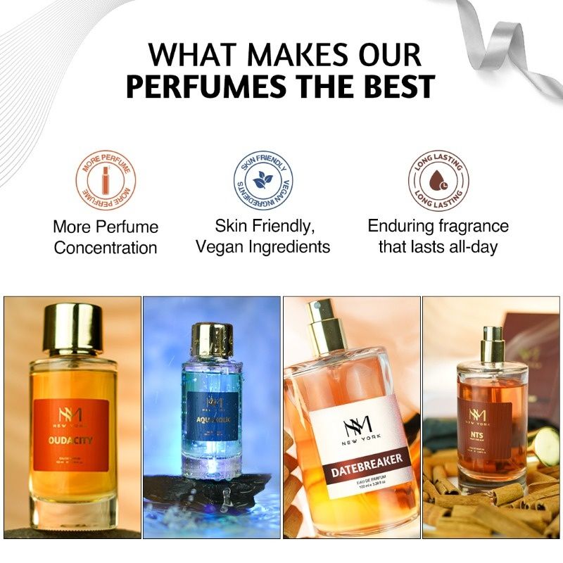 Nourish Mantra NM New York Datebreaker Luxury Perfume For Men with Long-lasting Stay