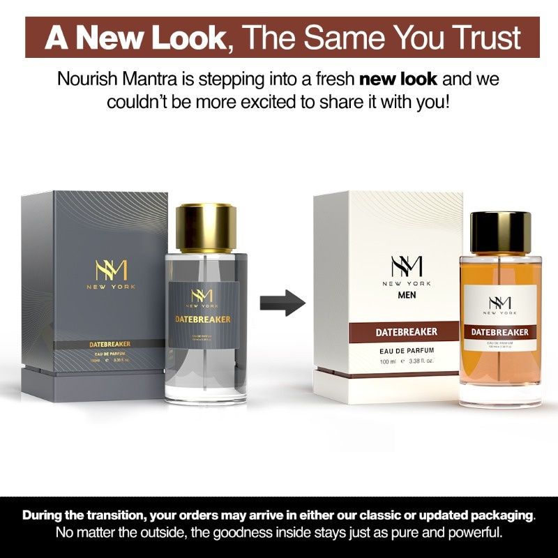 Nourish Mantra NM New York Datebreaker Luxury Perfume For Men with Long-lasting Stay