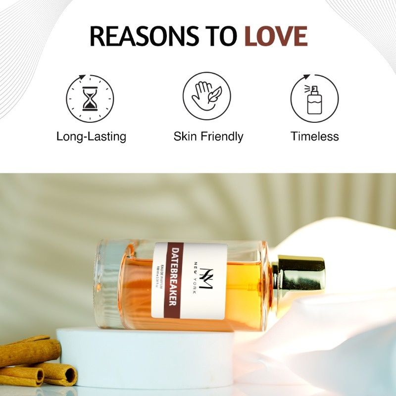 Nourish Mantra NM New York Datebreaker Luxury Perfume For Men with Long-lasting Stay