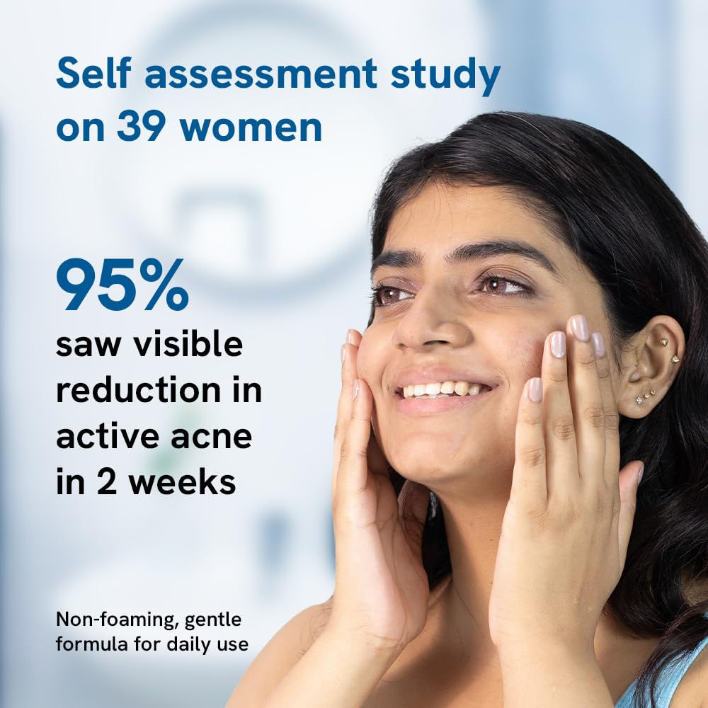Be Bodywise 2.5% Benzoyl Peroxide Face Wash - For Preventing Acne & Deep Cleansing Pores