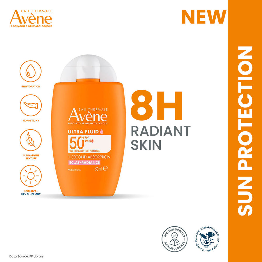 Avene Ultra Fluid Radiance Face Sunscreen SPF 50+