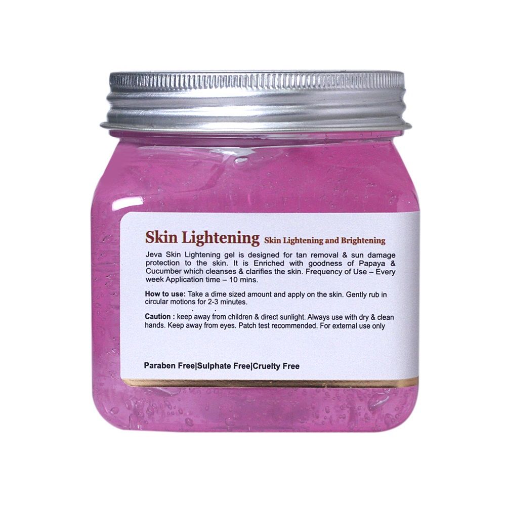 Jeva Skin Lightening Gel for Face Brightening, Even Skin Tone, Clear Glow & Hydrating Care