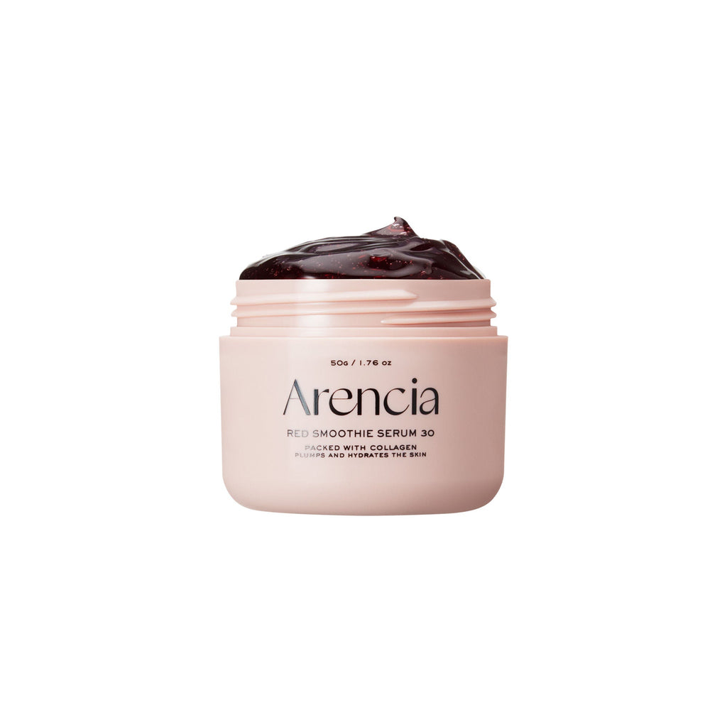 Arencia Red Smoothie Serum 30 - Anti-Aging Korean Serum with Vegan Collagen, Niacinamide & Peptides