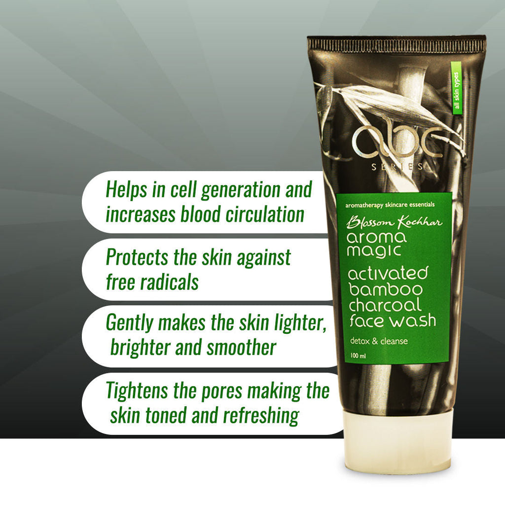 Aroma Magic Activated Bamboo Charcoal Face Wash