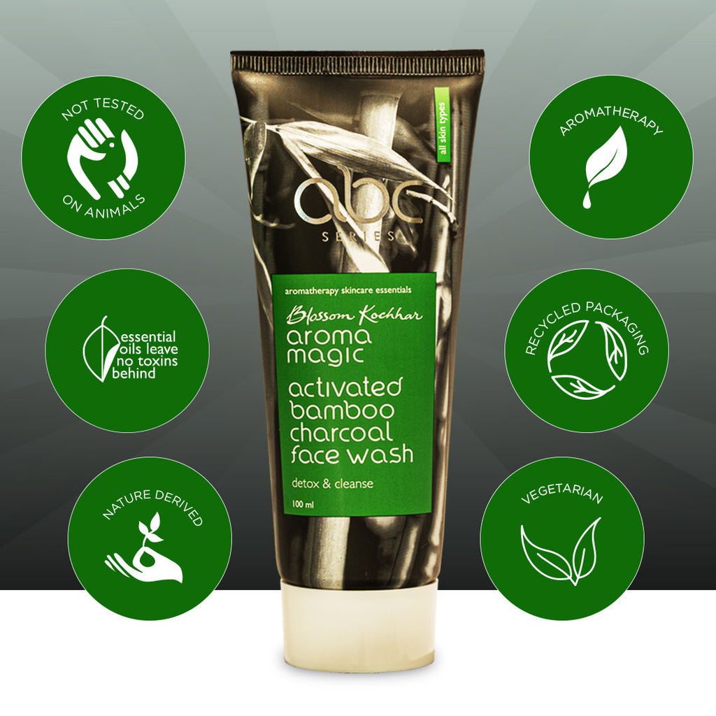 Aroma Magic Activated Bamboo Charcoal Face Wash