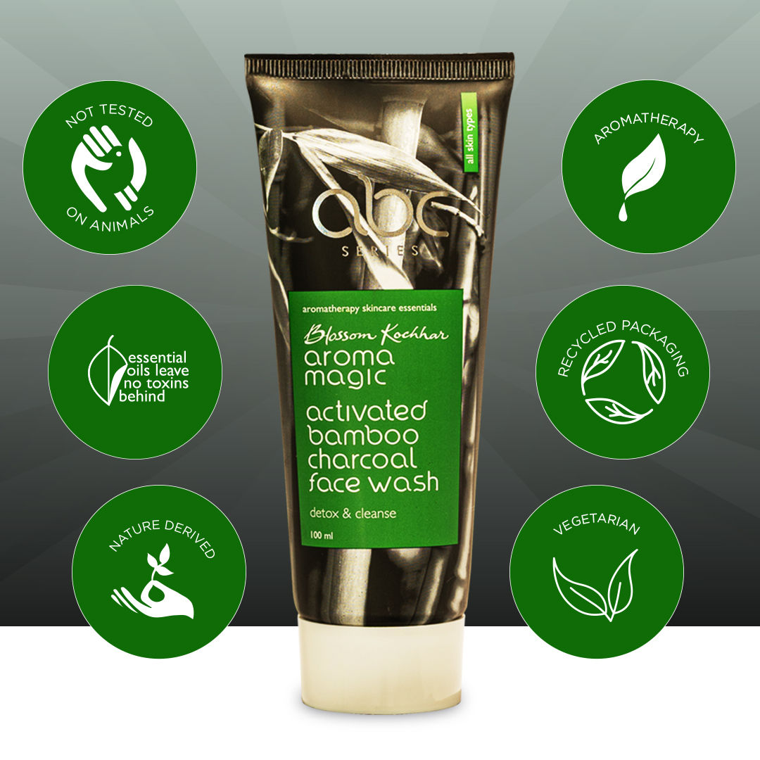 Aroma Magic Activated Bamboo Charcoal Face Wash