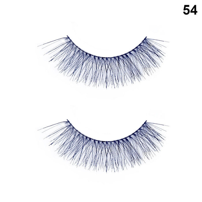 Bronson Professional Synthetic Hair and Lightweight Long Natural Look False Eyelashes - 54