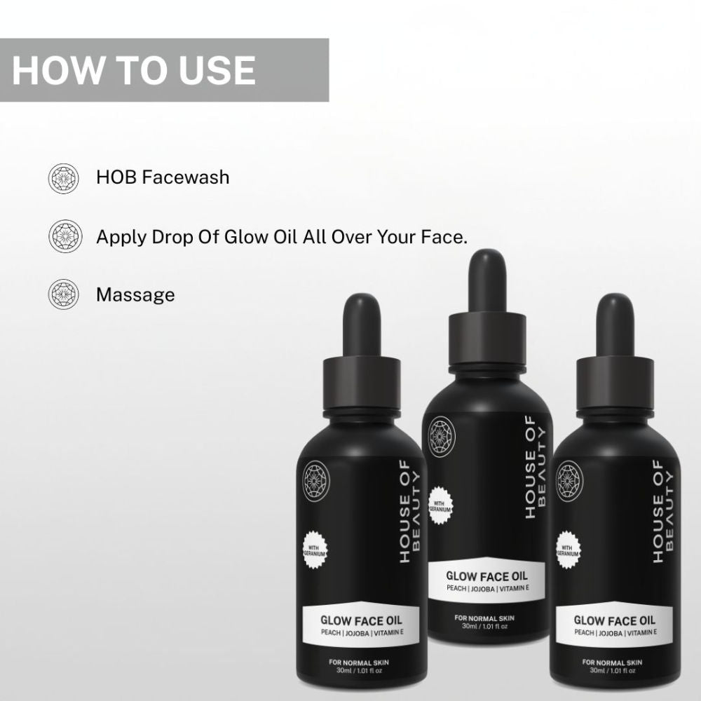 House Of Beauty Peach + Jojoba Vitamin E Super Fruit Glow Oil