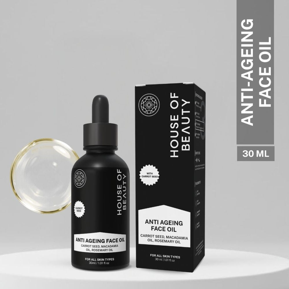 House of Beauty Anti Ageing Oil (Carrot Seed + Macadamia Rosemary)