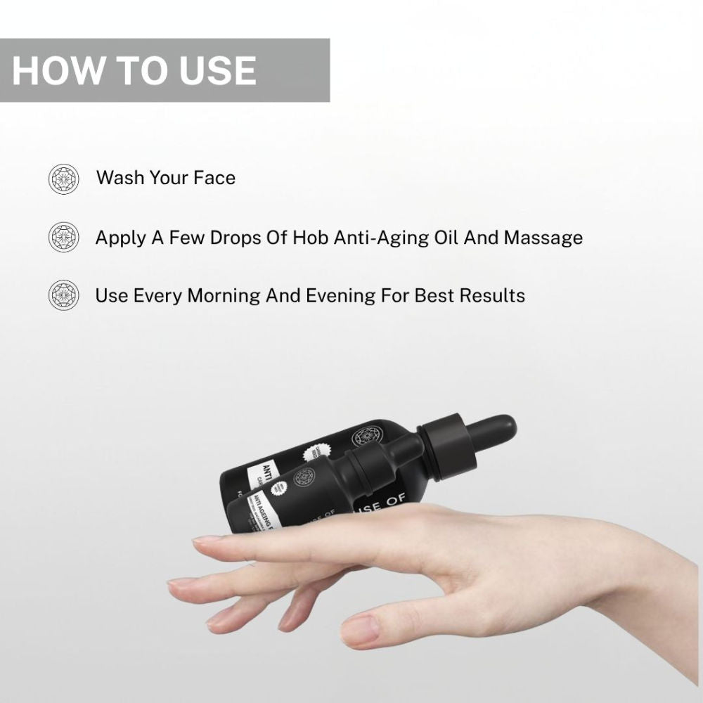 House of Beauty Anti Ageing Oil (Carrot Seed + Macadamia Rosemary)