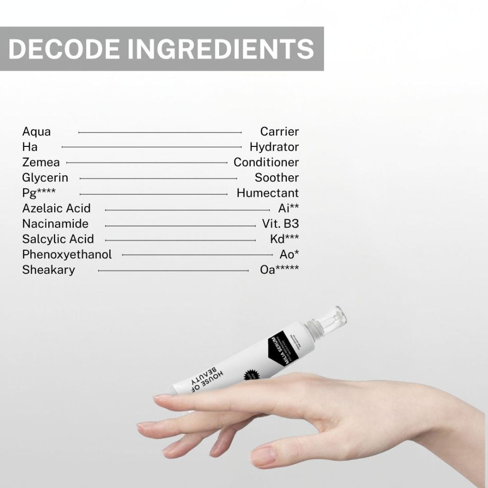 House of Beauty Milia Serum (Azelaic Acid + Niacinamide Salicylic Acid)