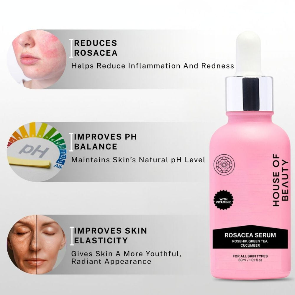 House of Beauty Rosacea Serum (Rosehip + Green Tea Cucumber)