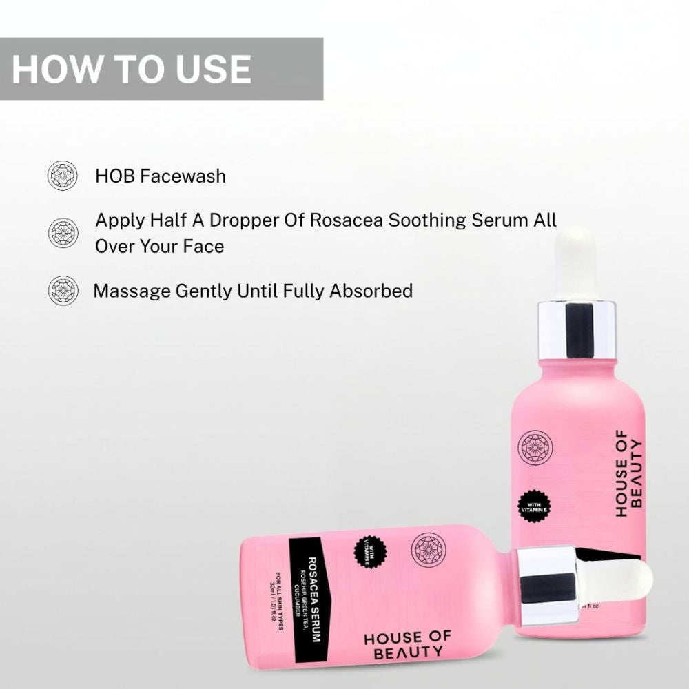 House of Beauty Rosacea Serum (Rosehip + Green Tea Cucumber)