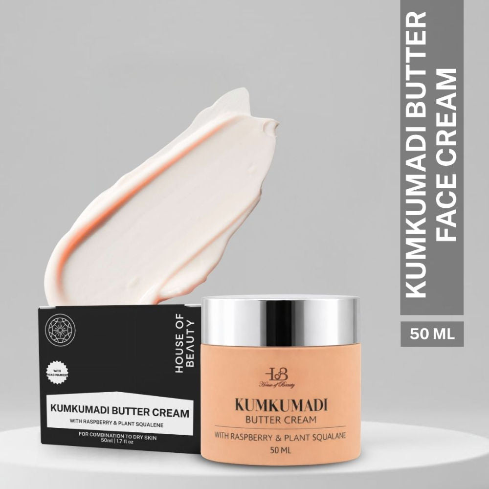 House Of Beauty Kumkumadi Butter Cream With Raspberry & Plant Squalane