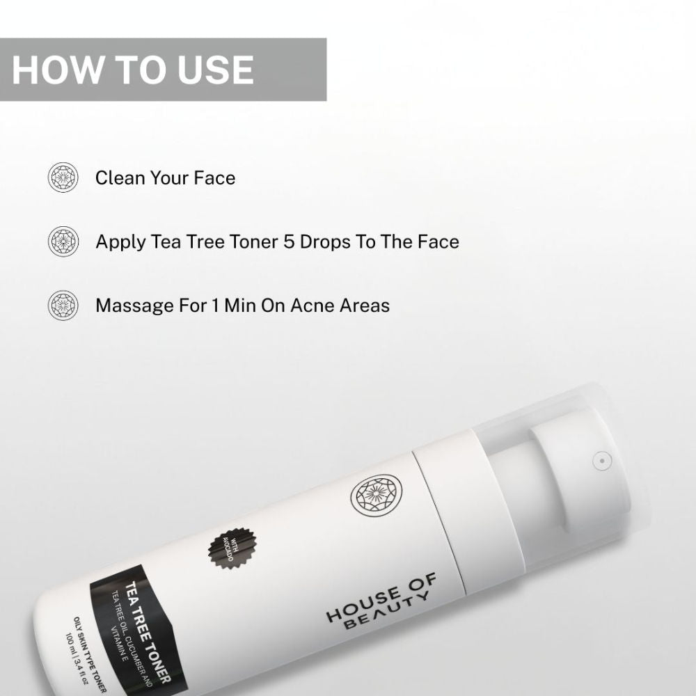 House Of Beauty Tea Tree Avocado Vitamin E Toner