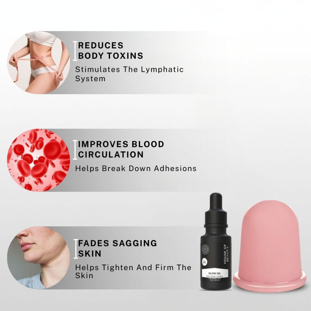 House Of Beauty Body Silicon Cup (3 Pcs)
