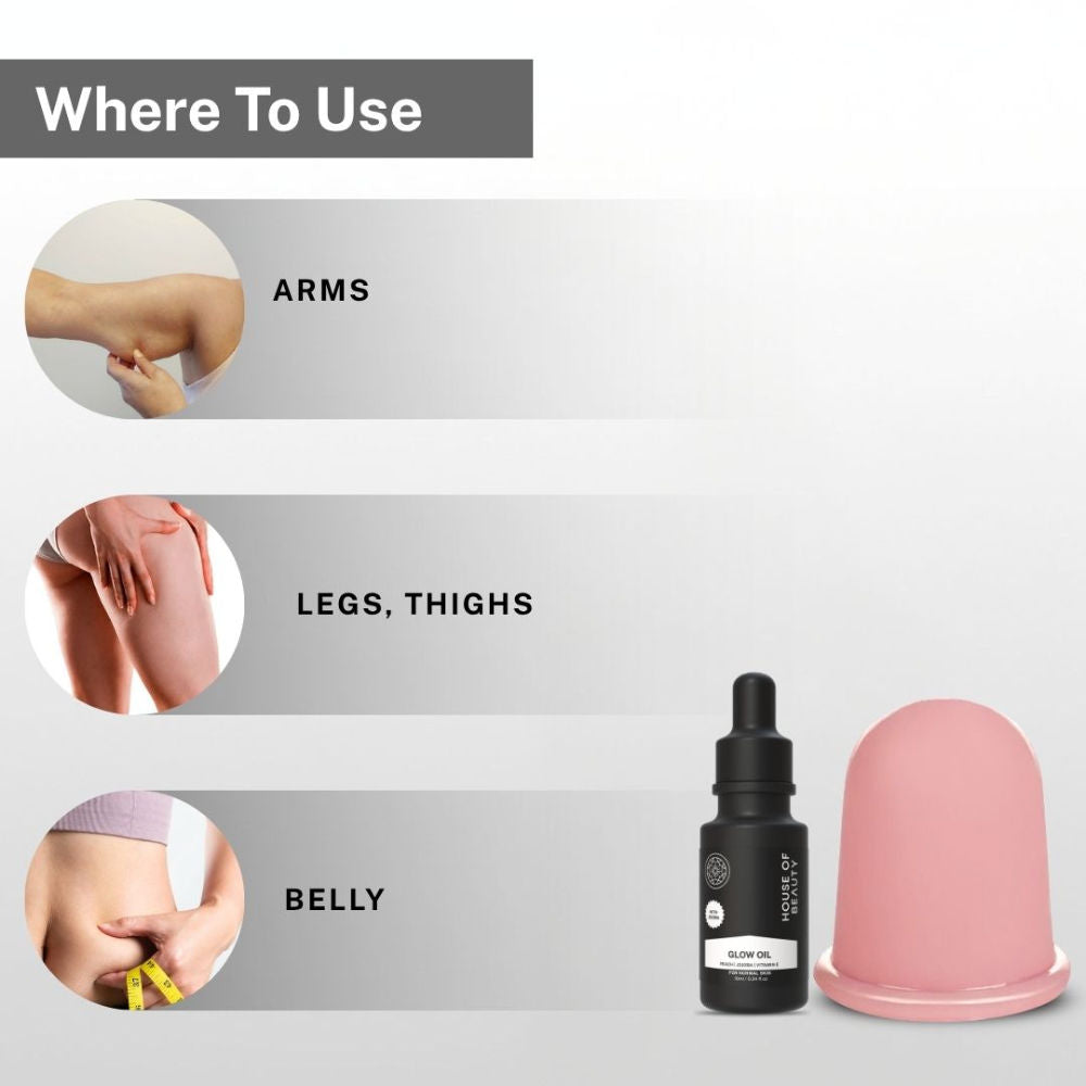 House Of Beauty Body Silicon Cup (3 Pcs)